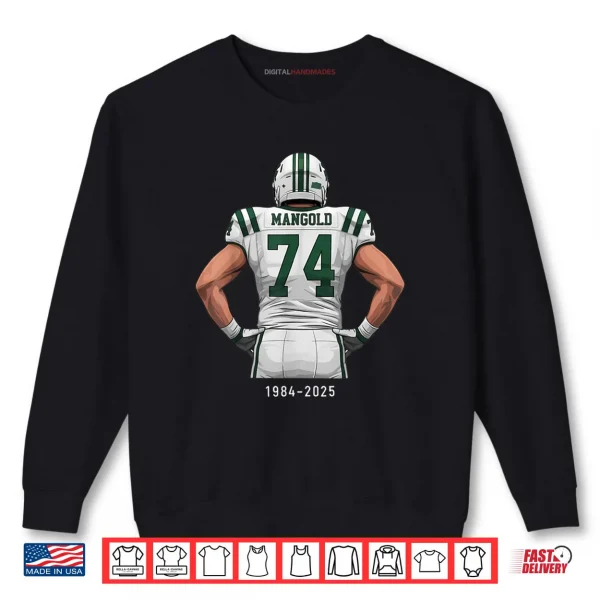 Sweatshirt Nick Mangold A True Jet 74 Football Legend Memorial Shirt