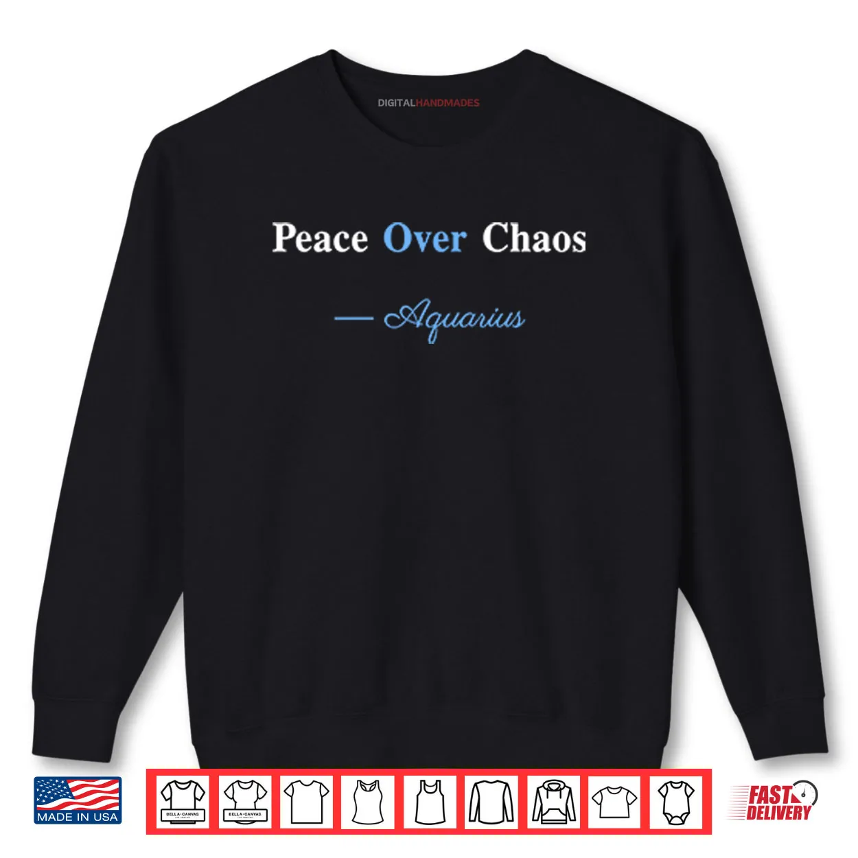Peace Over Chaos Aquarius Shirt Peace Over Chaos Aquarius Shirt