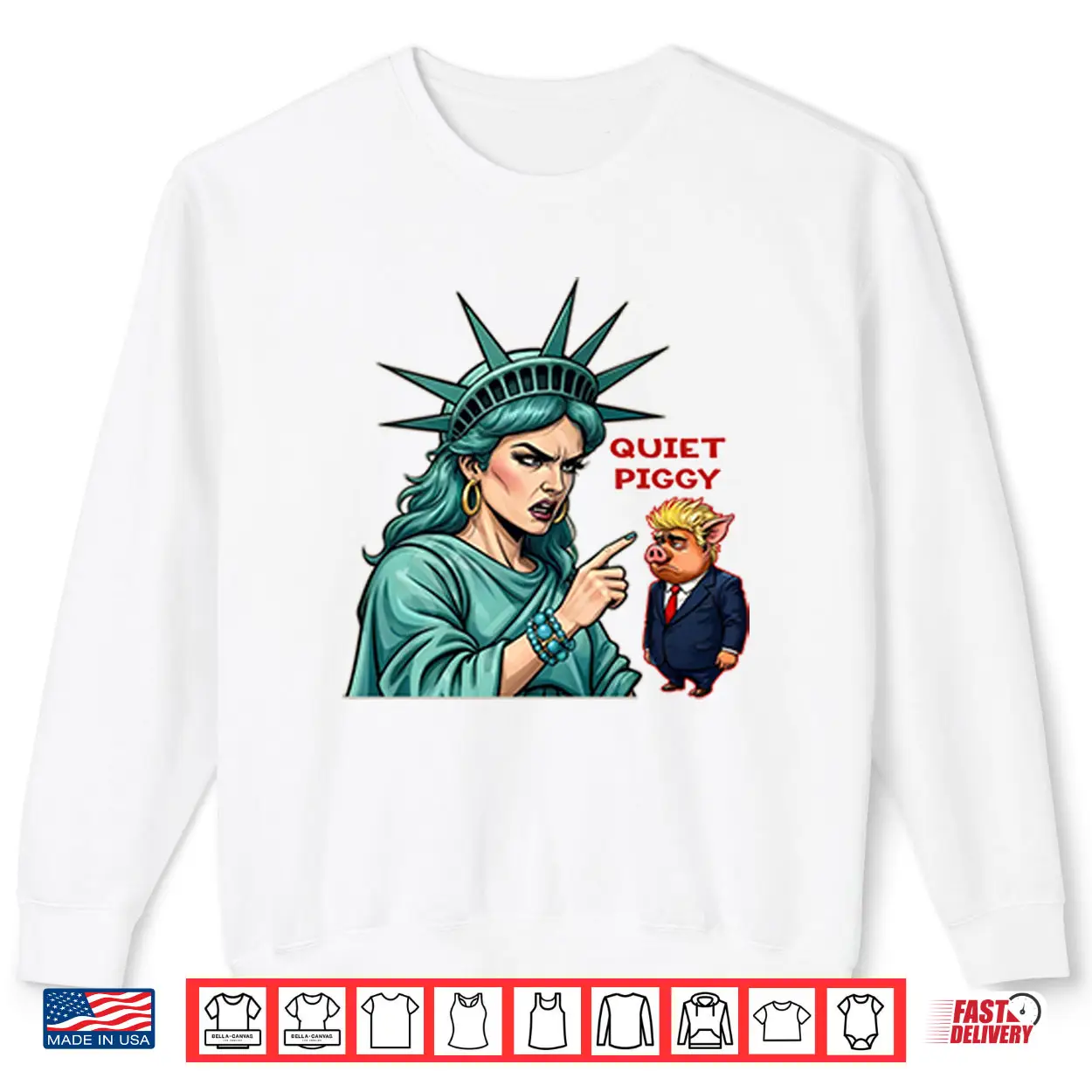 Quiet Piggy Liberty Shirt Quiet Piggy Liberty Shirt