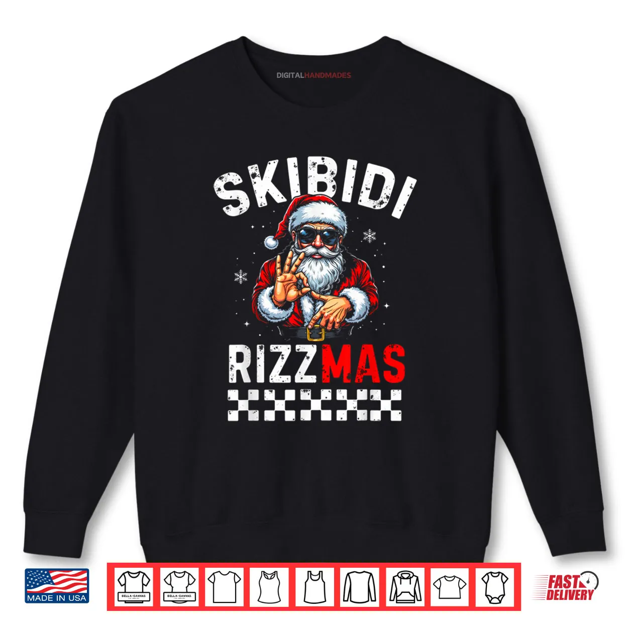 Rizz Christmas Santa 6 7 Funny Xmas Skibidi Rizzmas 6 7 Meme Shirt Rizz Christmas Santa 6 7 Funny Xmas Skibidi Rizzmas 6 7 Meme Shirt