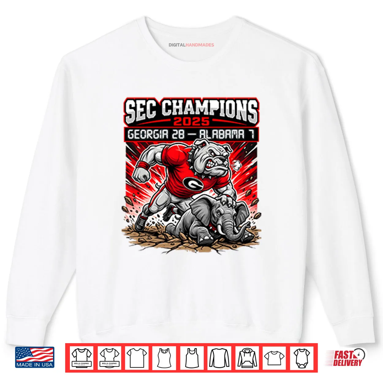 SEC Champions Georgia 28 Alabama 7 Shirt SEC Champions Georgia 28 Alabama 7 Shirt