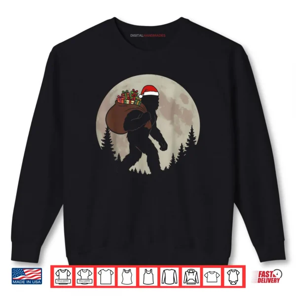 Santa Big Foot Christmas Shirt 1 Sweatshirt Santa Big Foot Christmas Shirt