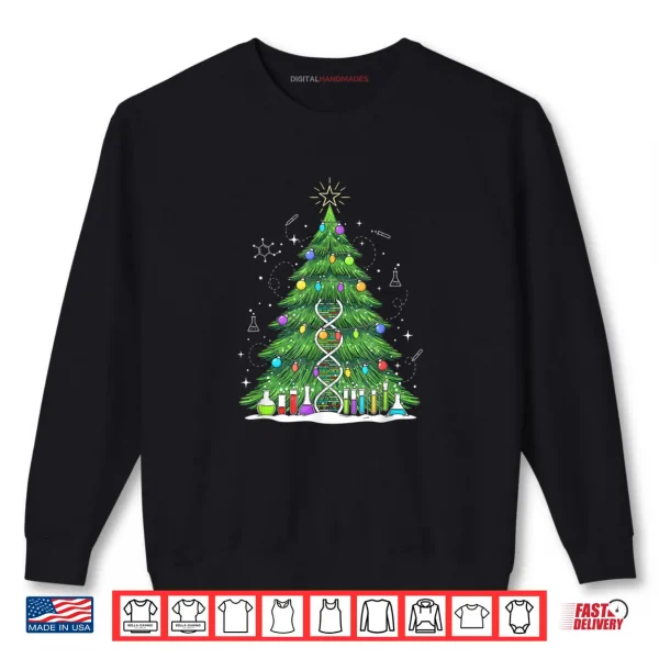 Science & Technology DNA Christmas Tree, Lab Chemistry Tree Shirt 3 Sweatshirt Science & Technology DNA Christmas Tree, Lab Chemistry Tree Shirt