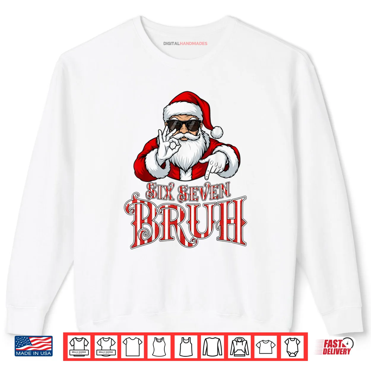 Six Seven Bruh Santa Meme Christmas 67 Shirt Six Seven Bruh Santa Meme Christmas 67 Shirt