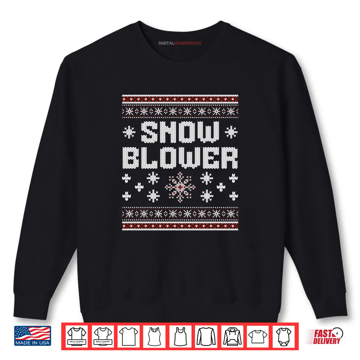 Snowman and Snow Blower Matching Couple Ugly Christmas Shirt Snowman and Snow Blower Matching Couple Ugly Christmas Shirt