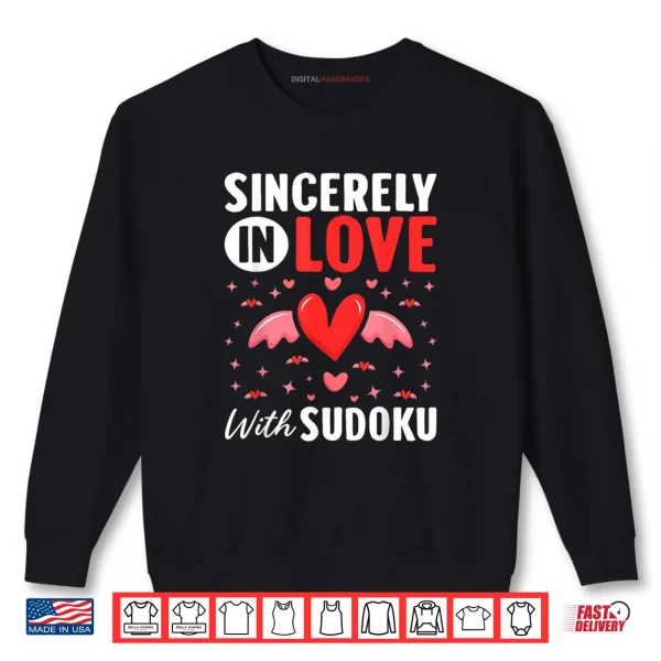 Sweatshirt Sudoku Puzzle Design for Logic Game Fans Shirt