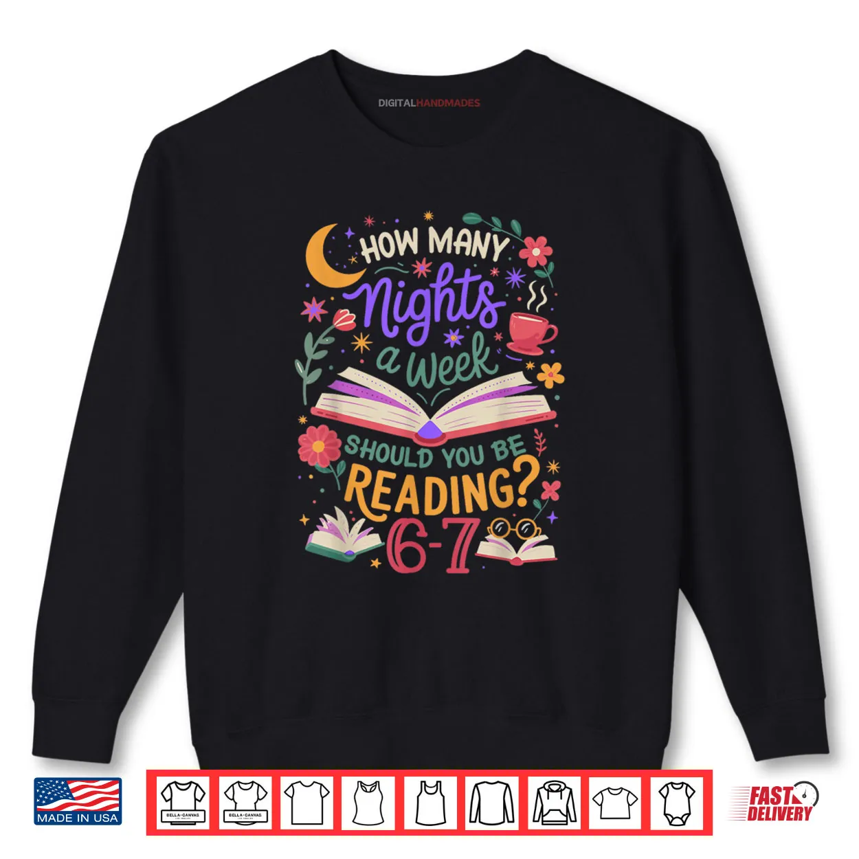 Teacher 67 How Many Nights A Week Should You Be Reading 6 7 Shirt Teacher 67 How Many Nights A Week Should You Be Reading 6 7 Shirt