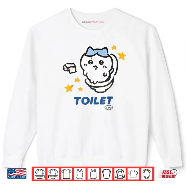 Sweatshirt Toilet Time Chikawa Meme Shirt