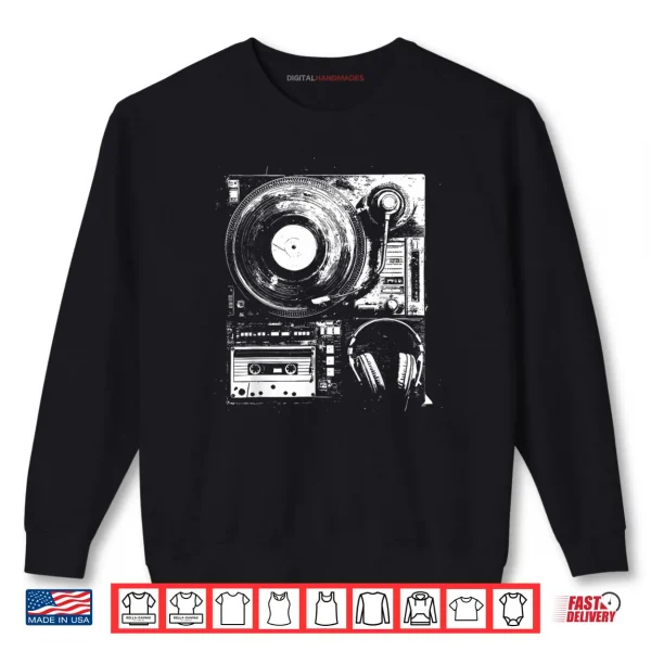 Sweatshirt Turntable Audiophile Shirt
