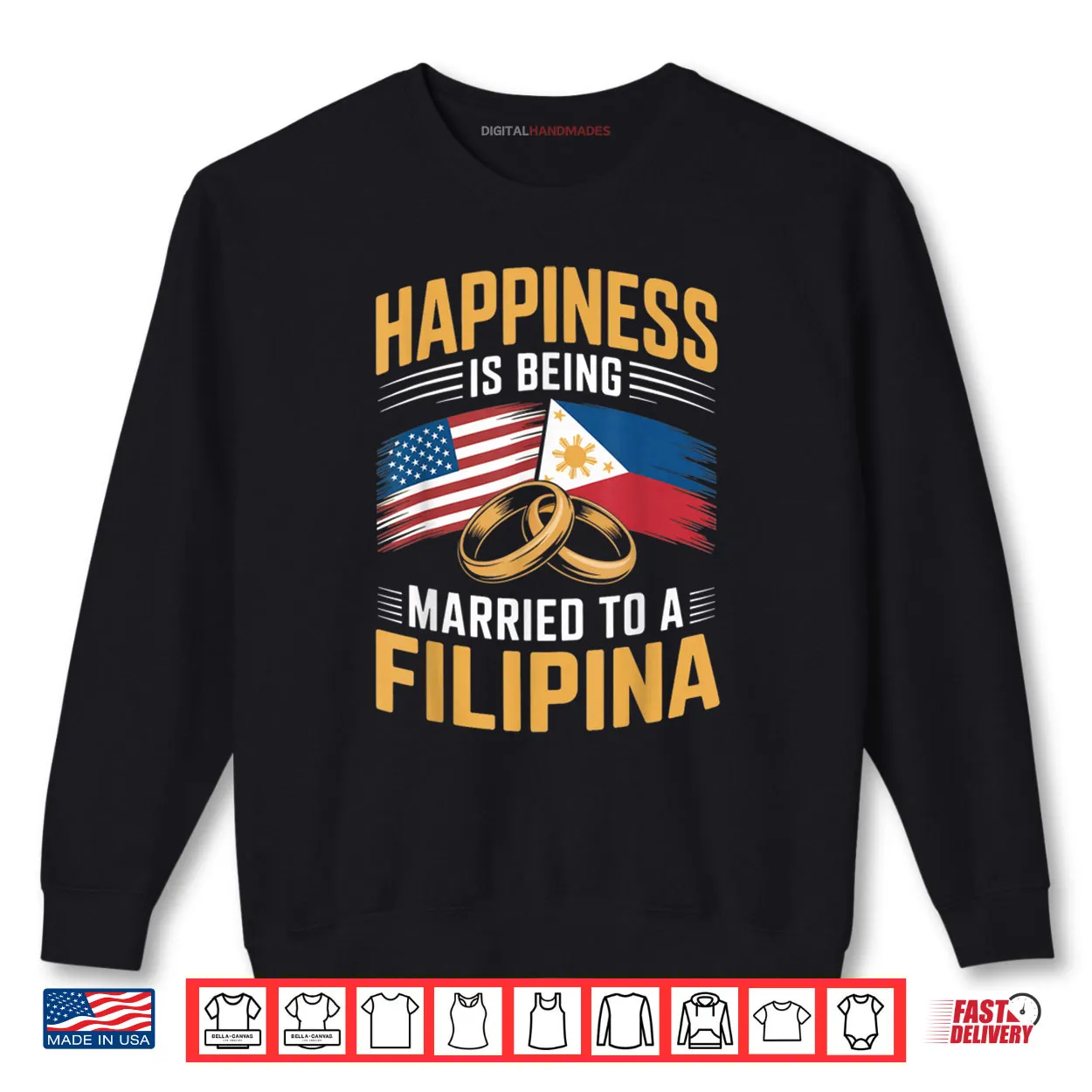 USA Married to Filipina Pinay Filipino Country Philippines Shirt USA Married to Filipina Pinay Filipino Country Philippines Shirt