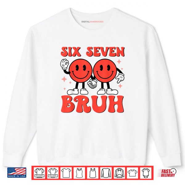 Sweatshirt Valentines Day Funny 67 Meme Six Seven 6 7 Valentine Hearts Shirt