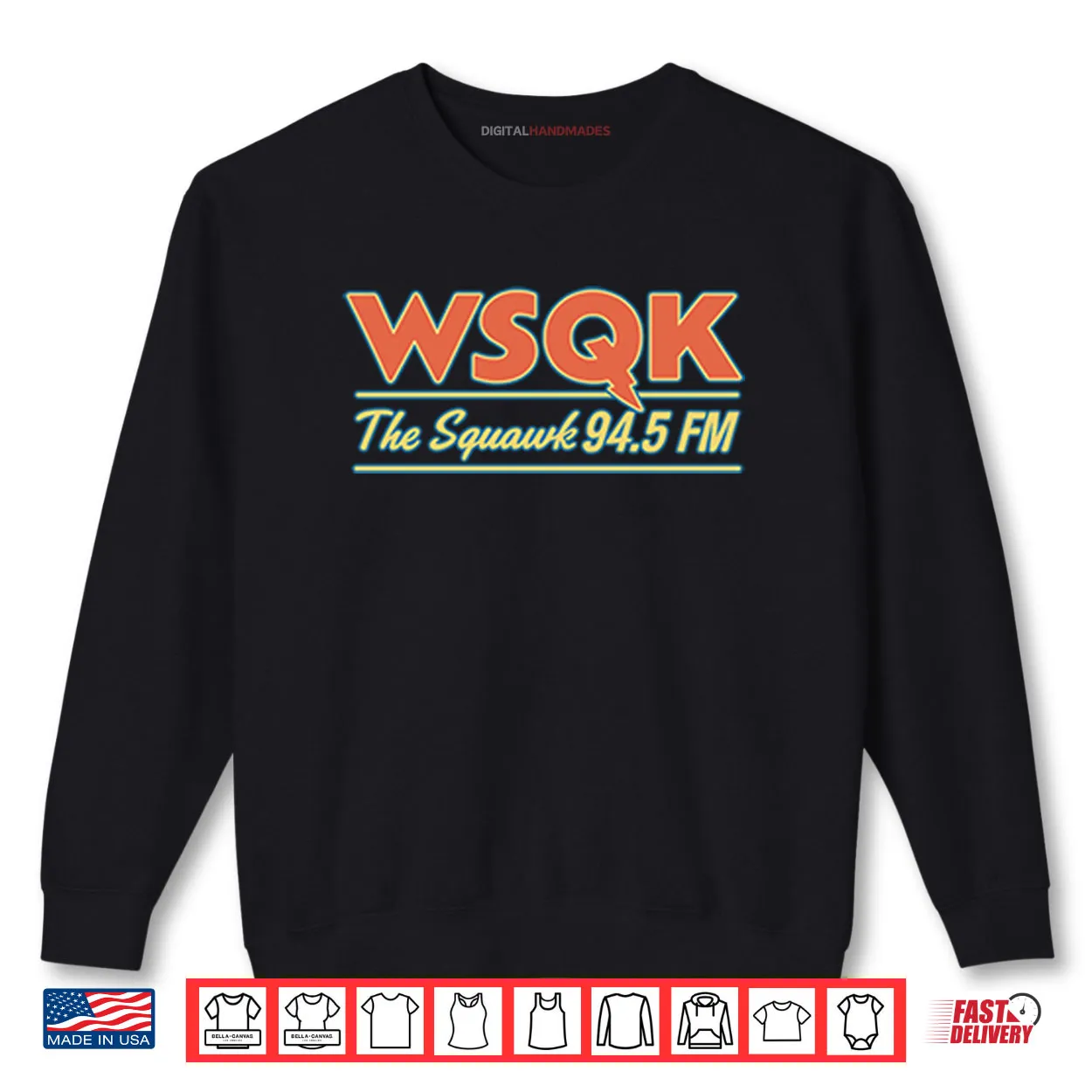 WSQK The Squawk 94.5 FM Shirt WSQK The Squawk 94.5 FM Shirt