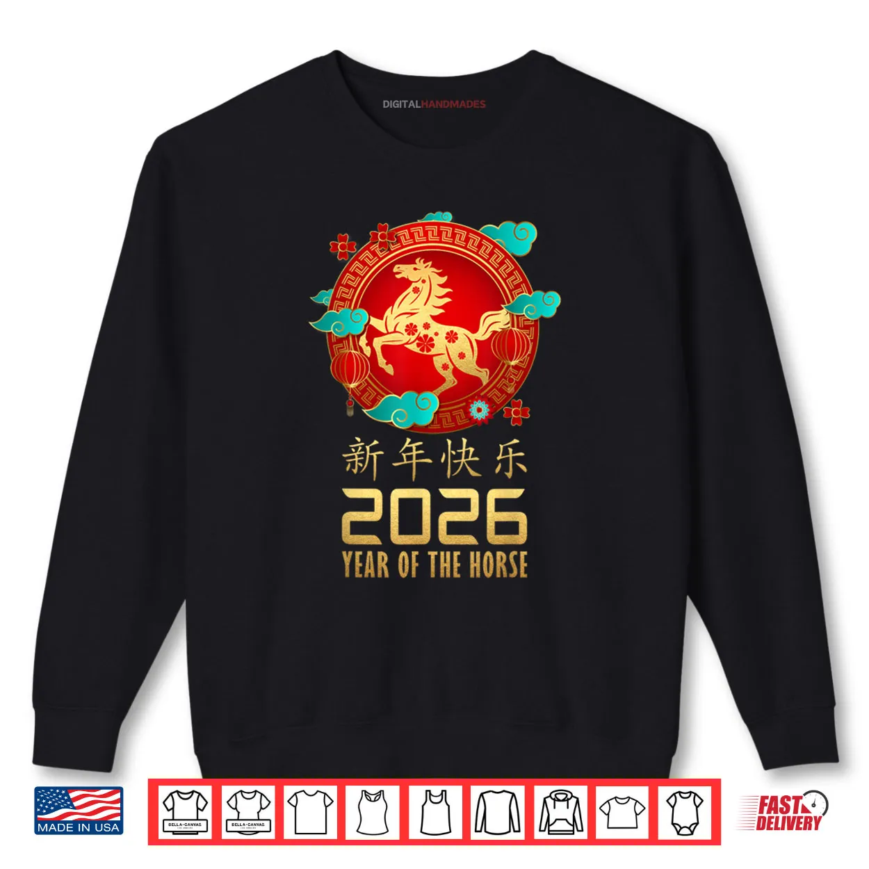 Year of The Horse Chinese Lunar New Year 2026 Shirt Year of The Horse Chinese Lunar New Year 2026 Shirt
