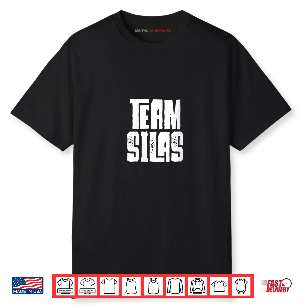 Team Silas Son Dad Mom Husband Grandson Sports Shirt Team Silas Son Dad Mom Husband Grandson Sports Shirt