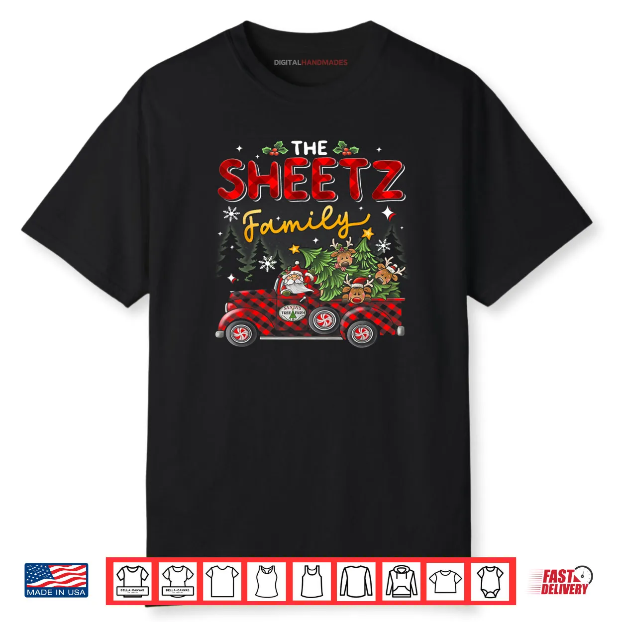 The Sheetz Family Christmas Matching Pajamas Group Shirt The Sheetz Family Christmas Matching Pajamas Group Shirt