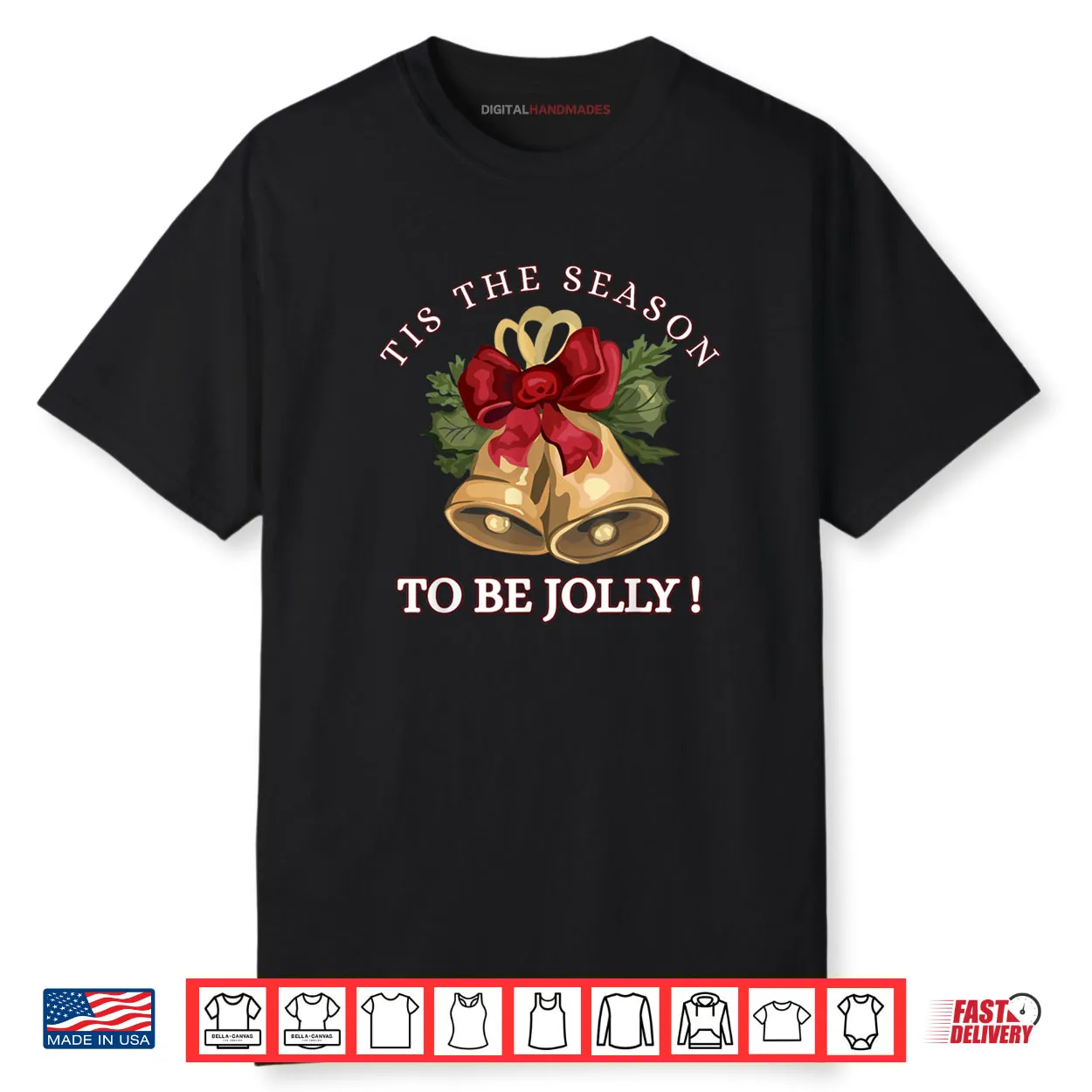 Tis The Season to Be Jolly Festive Christmas Holiday Shirt Tis The Season to Be Jolly Festive Christmas Holiday Shirt