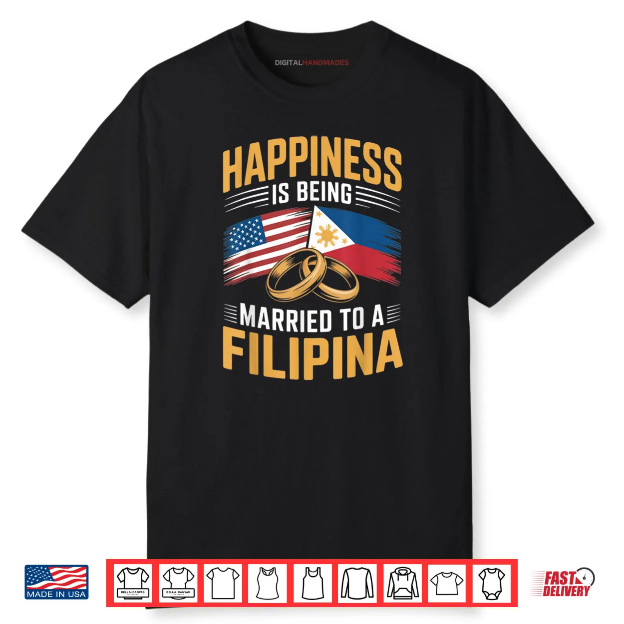 USA Married to Filipina Pinay Filipino Country Philippines Shirt USA Married to Filipina Pinay Filipino Country Philippines Shirt
