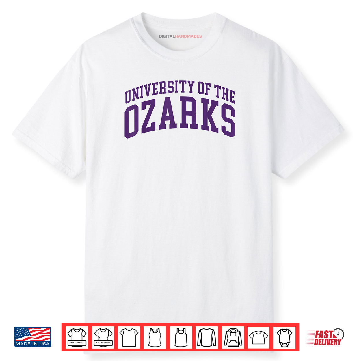 University College Ozarks Athletics Vintage Arch Shirt University College Ozarks Athletics Vintage Arch Shirt