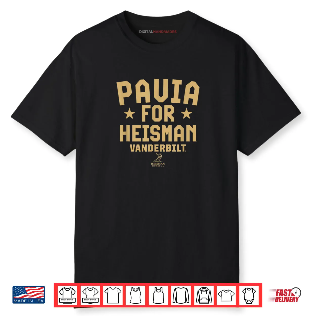 Vanderbilt Football Diego Pavia for Heisman Vanderbilt All Shirt Vanderbilt Football Diego Pavia for Heisman Vanderbilt All Shirt