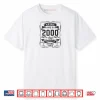 Vintage 2000 26yr 26th Birthday Gifts for Men 26 Years Old Shirt
