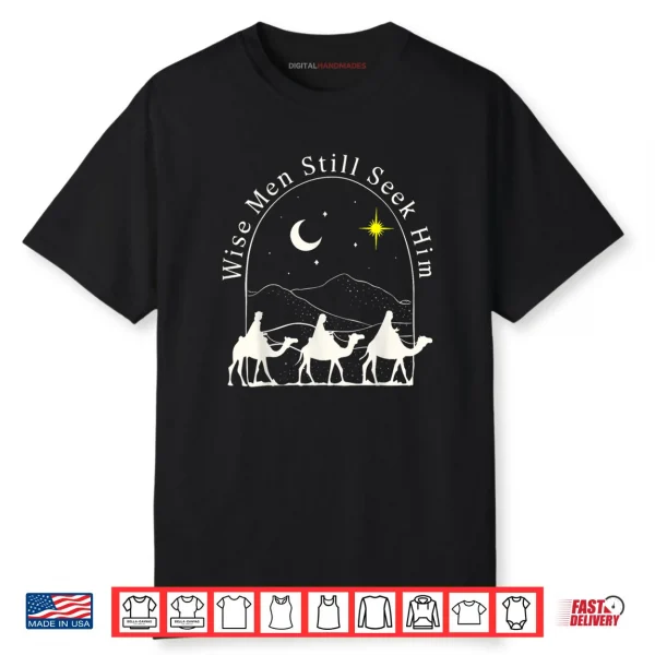 Wise Men Christian Christmas Jesus Nativity Scene Shirt