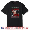Working It At The Pole Funny Santa Dancing Ugly Christmas Shirt