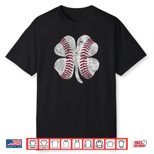 Baseball Shamrock St. Patrick’s Day Saint Paddy’s Irish Boys Shirt