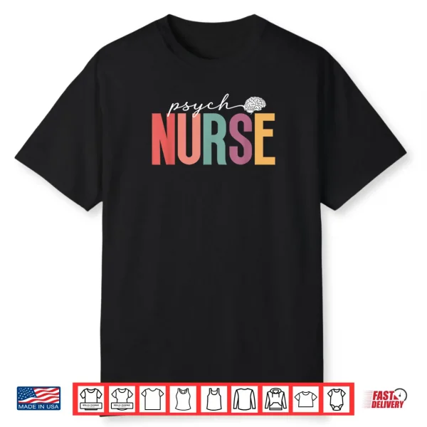 Boho Psych Nurse Appreciation Psychiatric Nurse Shirt