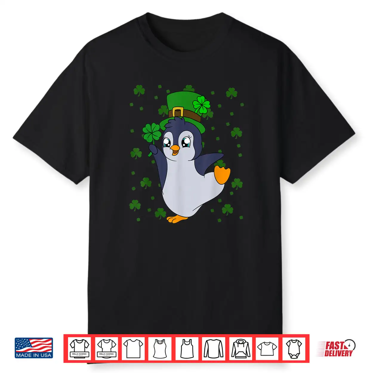 Cute Penguin Shamrocks Saint Patrick’s Day Penguin Shirt Cute Penguin Shamrocks Saint Patrick’s Day Penguin Shirt