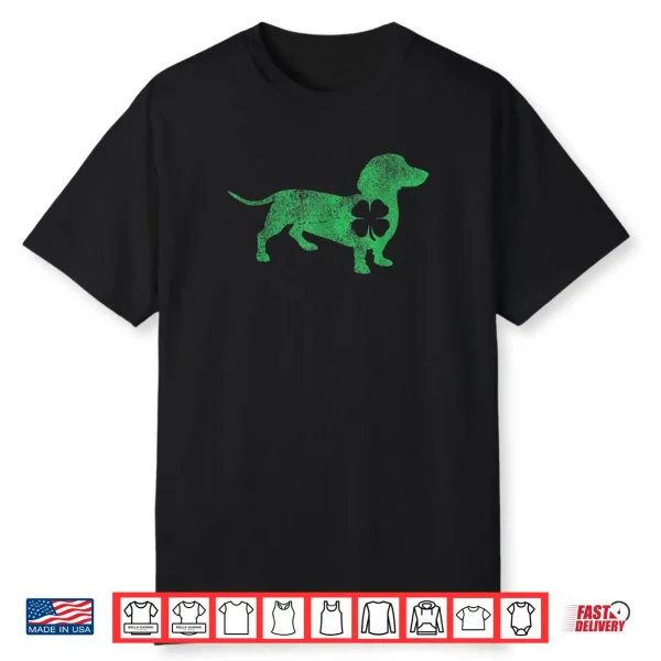 Dachshund Dog Shamrock St. Patrick’s Day Saint Paddy’s Irish Shirt