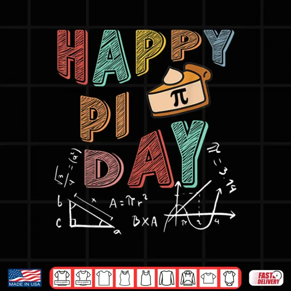 Design 3.14 PI Day Pie Day Pi Symbol For Math Lovers and Kids Shirt