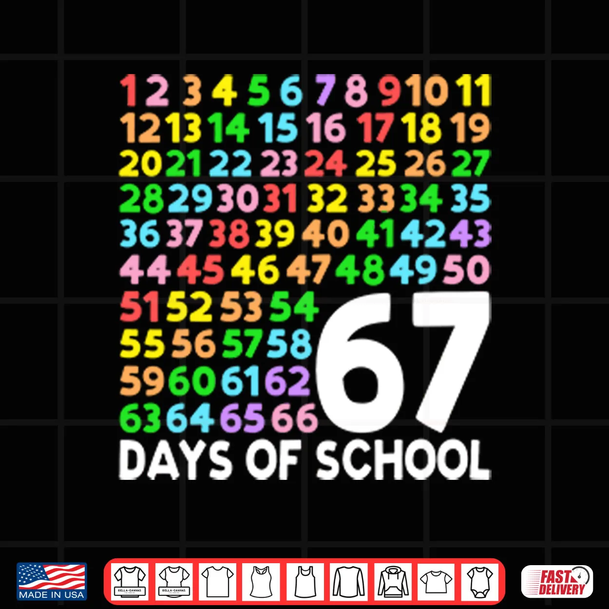 67 Days Of School Six Seven Meme Shirt 67 Days Of School Six Seven Meme Shirt