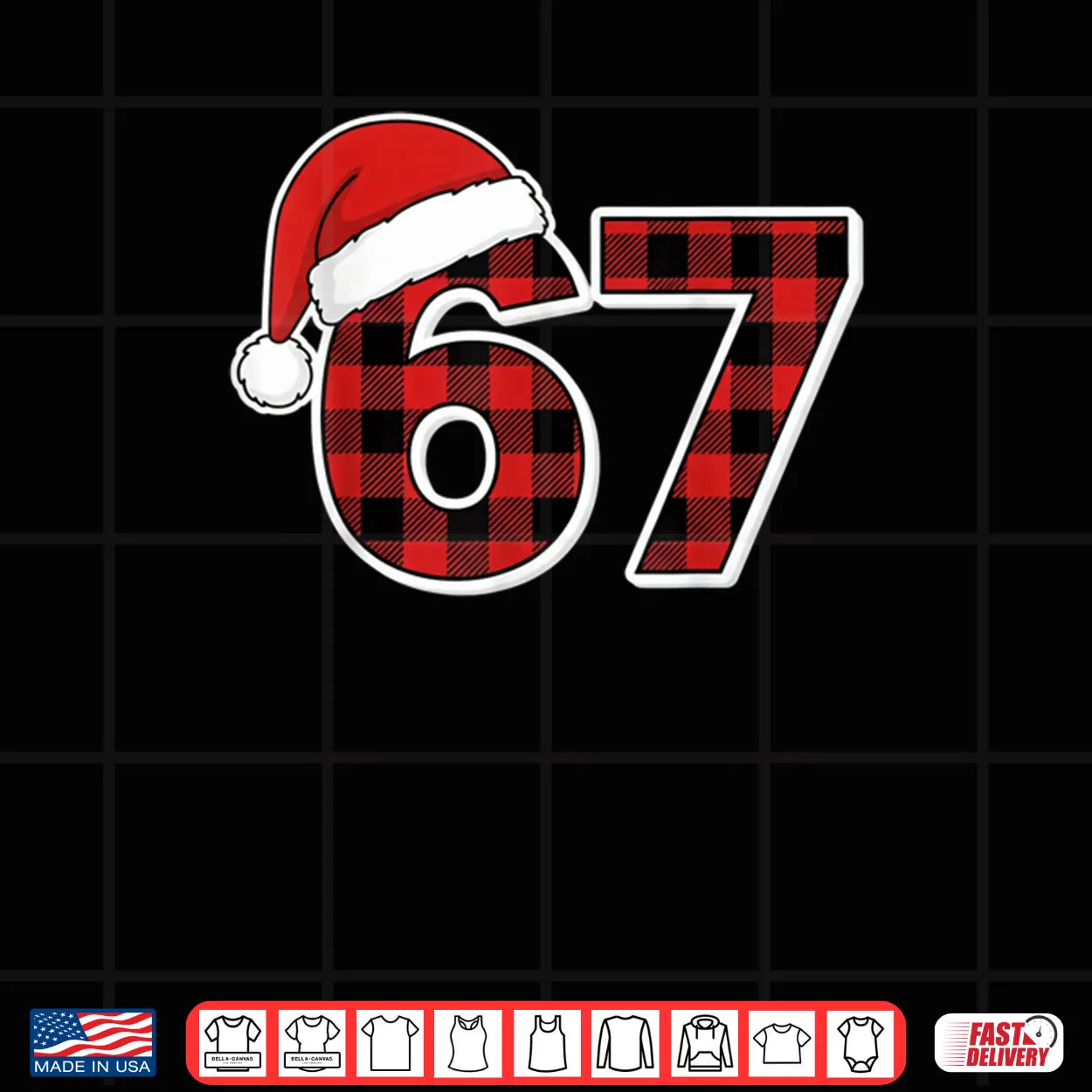 67 Meme Funny Christmas Red Plaid Xmas Pajamas Slang Shirt 67 Meme Funny Christmas Red Plaid Xmas Pajamas Slang Shirt