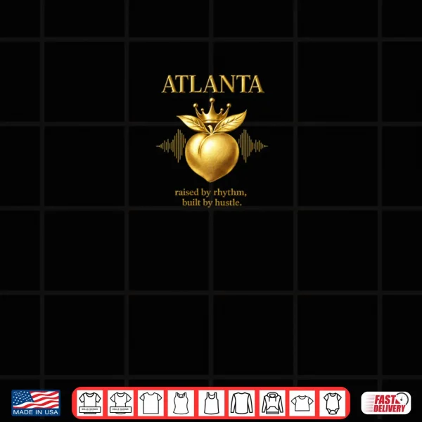 Design Atlanta Crowned Peach Shirt