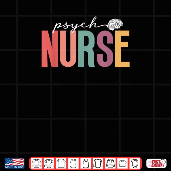 Design Boho Psych Nurse Appreciation Psychiatric Nurse Shirt