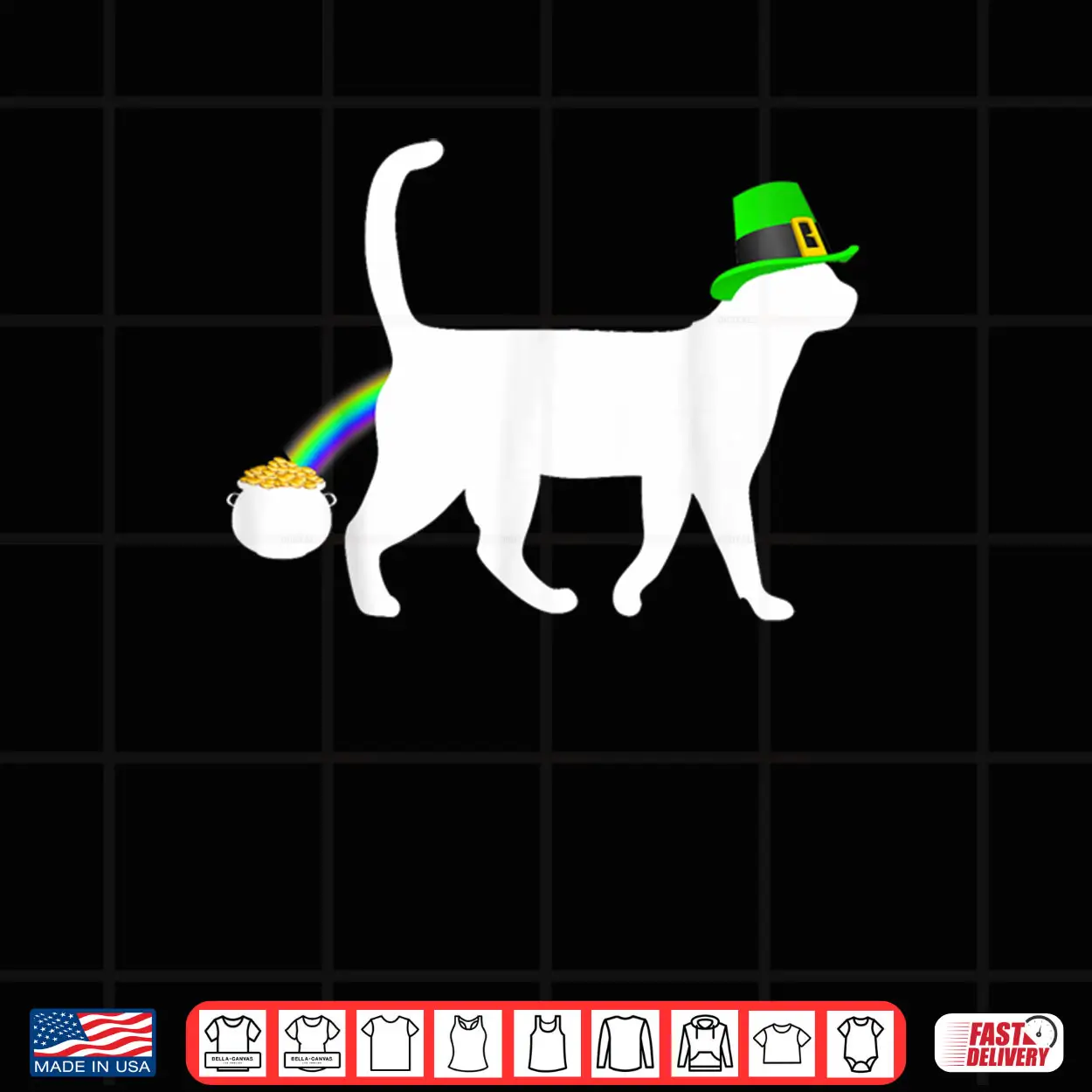 Cat Saint Patrick’s Day Tshirt Funny Cat St. Patty’s Day Shirt Cat Saint Patrick’s Day Tshirt Funny Cat St. Patty’s Day Shirt