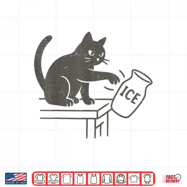 Design Chinga La Migra Immigration Abolish ICE Funny Cat Shirt