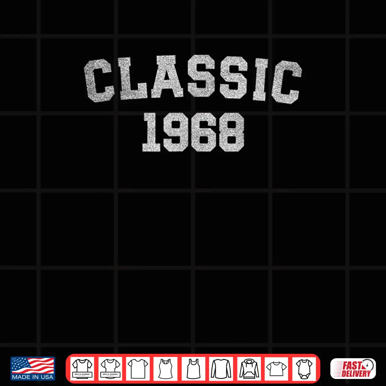 Classic 1968 58th Birthday Men Women 58 Years Old Retro Shirt Classic 1968 58th Birthday Men Women 58 Years Old Retro Shirt