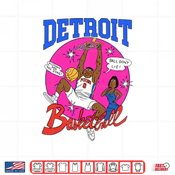 Design Detroit Pistons Basketball Shirt