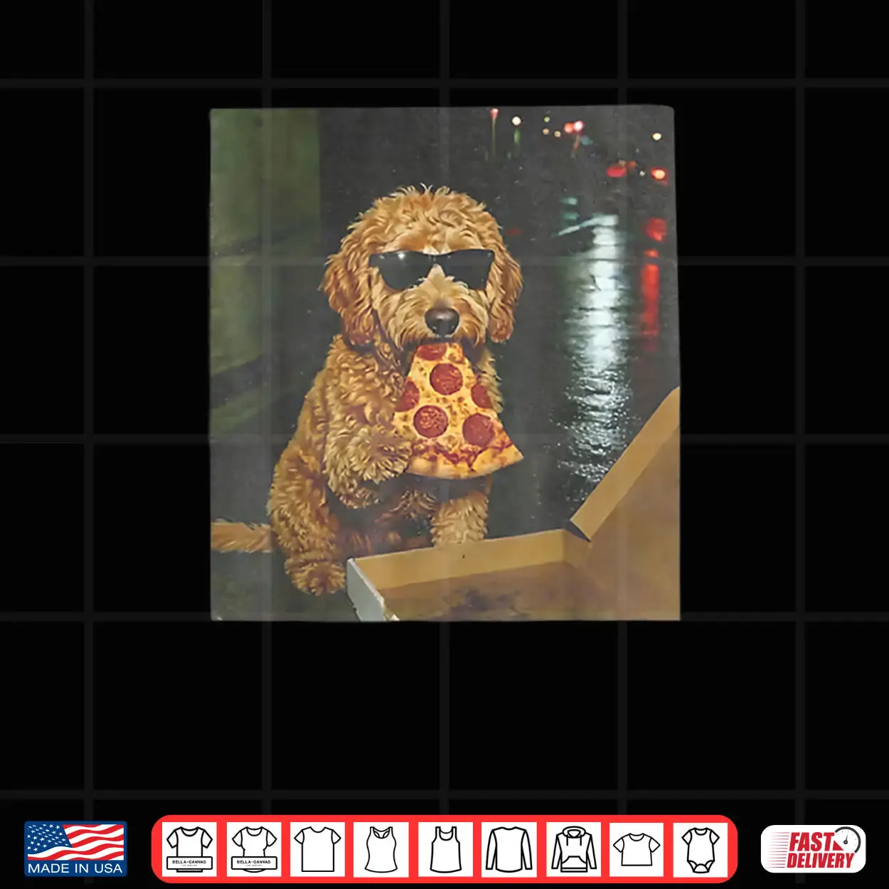 Dog Eating Pizza Goldendoodle Meme Shirt Dog Eating Pizza Goldendoodle Meme Shirt