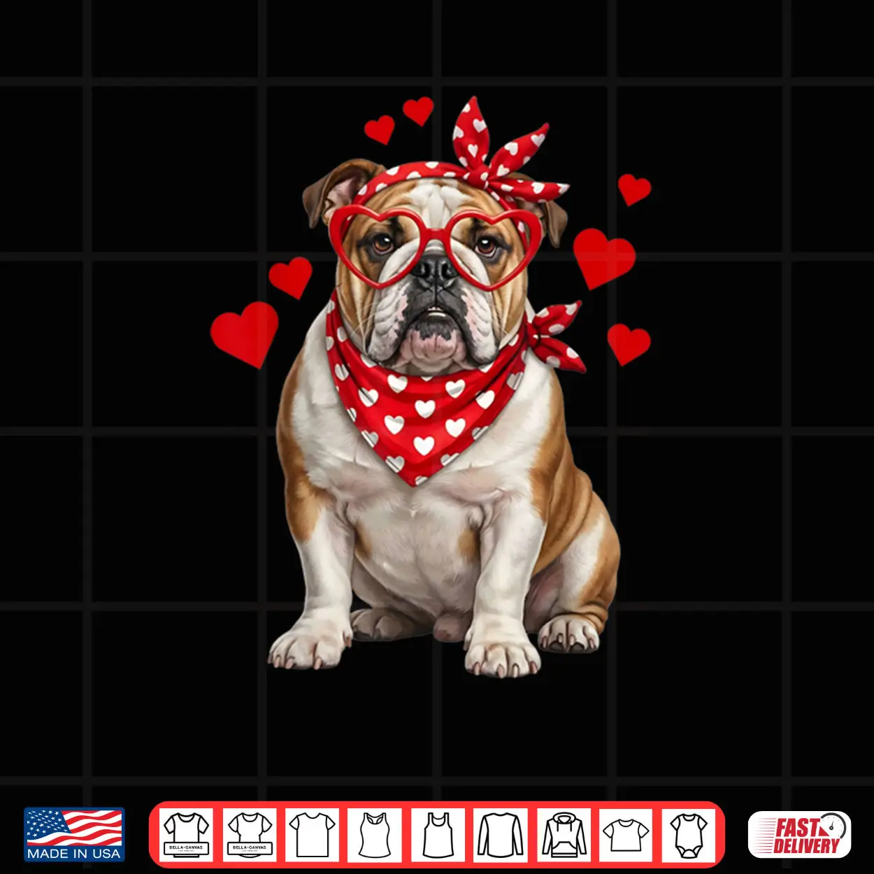 English Bulldog Valentines Day Dog Lover Heart Shirt English Bulldog Valentines Day Dog Lover Heart Shirt