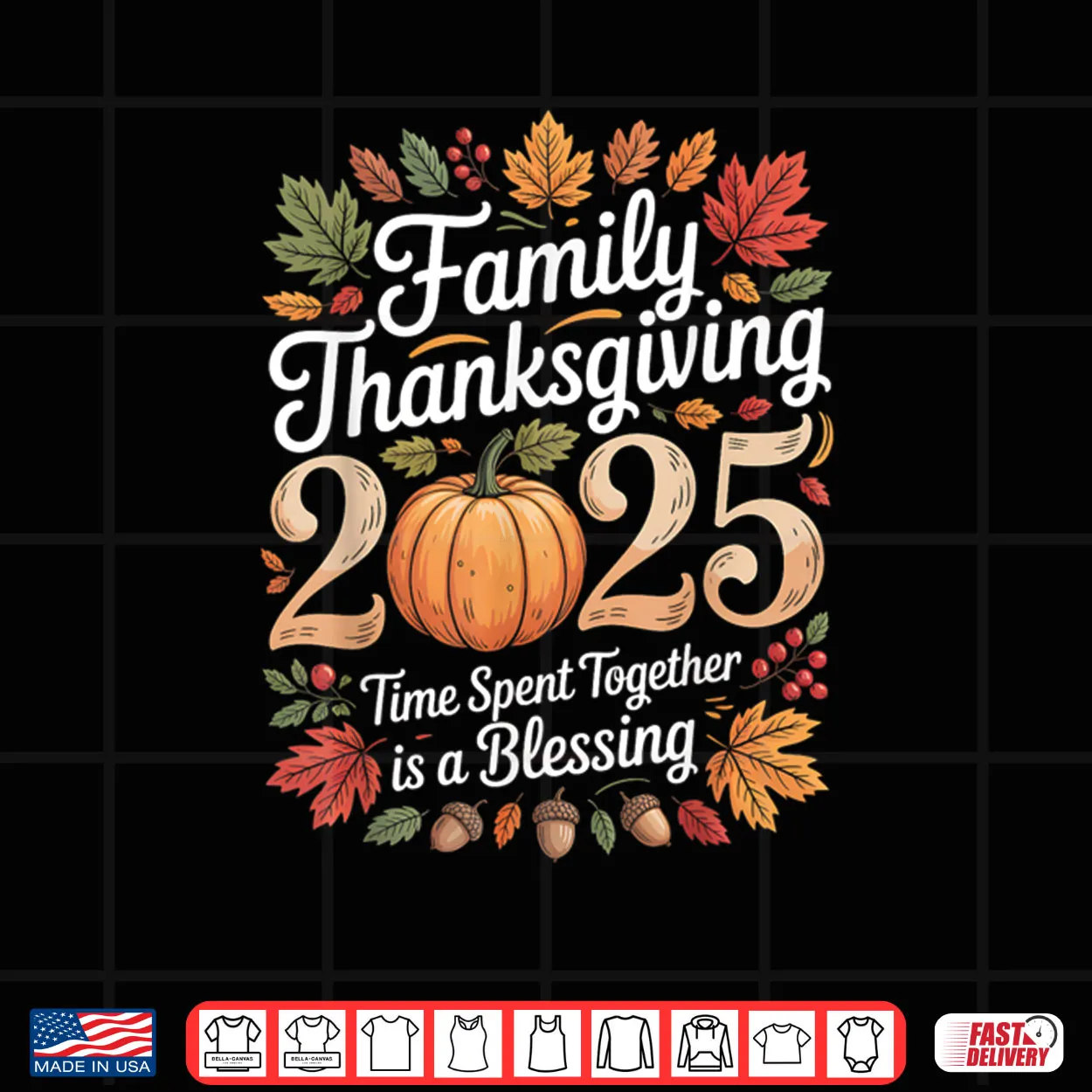 Family Thanksgiving 2025 Thanksgiving Crew Matching Fall Shirt Family Thanksgiving 2025 Thanksgiving Crew Matching Fall Shirt