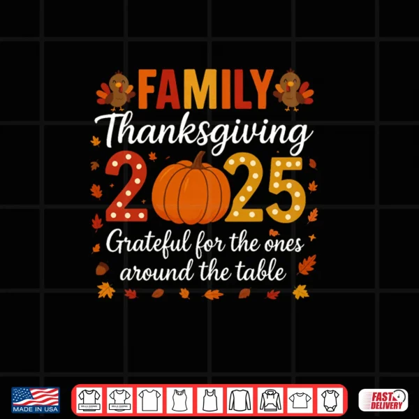 Design Family Thanksgiving Shirts 2025 Outfits Pajamas Matching Set Shirt