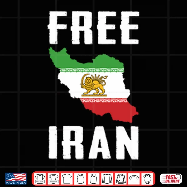 Design Free Iran Lion Symbol Shirt