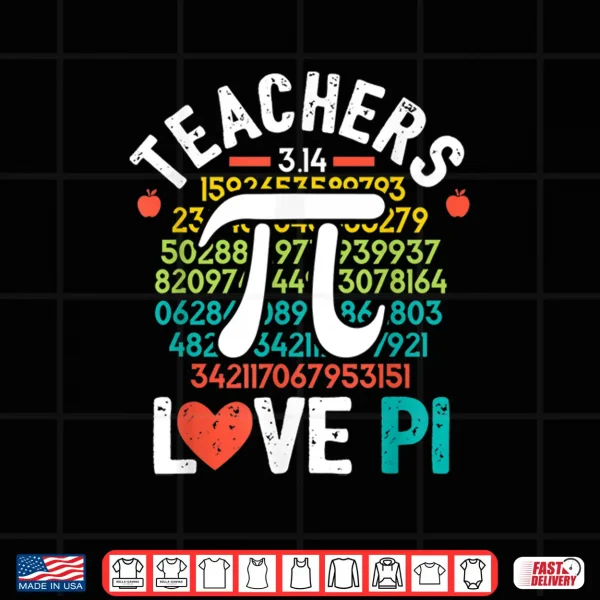 Design Funny Pi Day Math Teacher Shirt 3.14 Pi Symbol Nerds Women Shirt