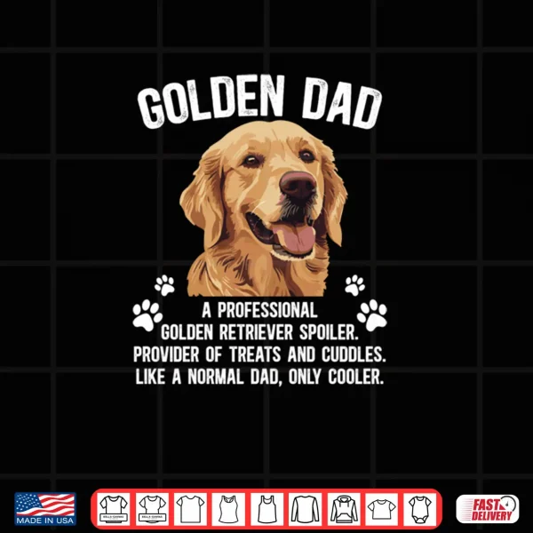 Golden Dad Definition Golden Retriever Dad Long Shirt 4 Design Golden Dad Definition Golden Retriever Dad Long Shirt