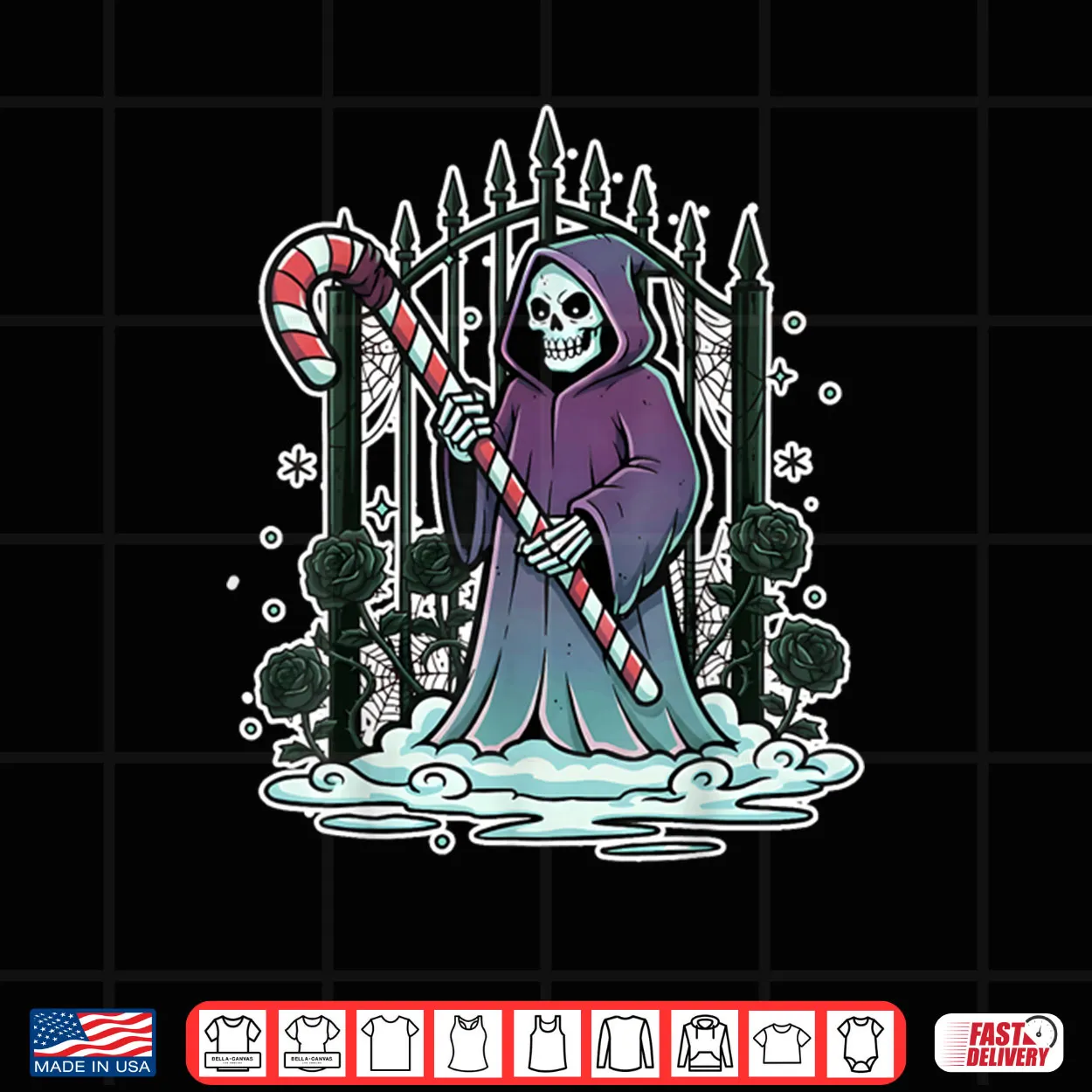 Gothic Skeleton Creepy Goth Christmas Dark Xmas Humor Shirt Gothic Skeleton Creepy Goth Christmas Dark Xmas Humor Shirt