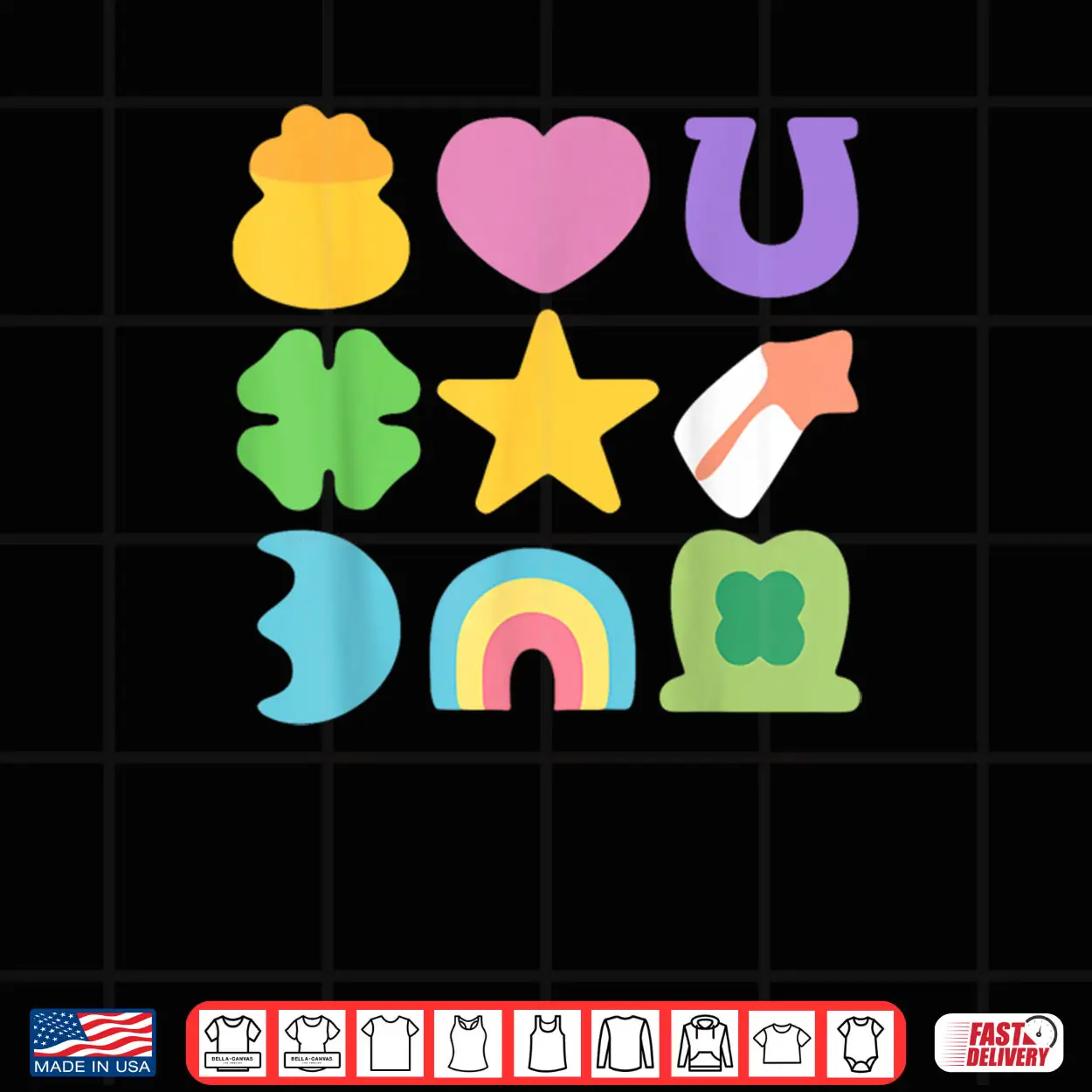 Groovy Lucky Charm Saint Patrick’s Day Shamrock Shirt Groovy Lucky Charm Saint Patrick’s Day Shamrock Shirt