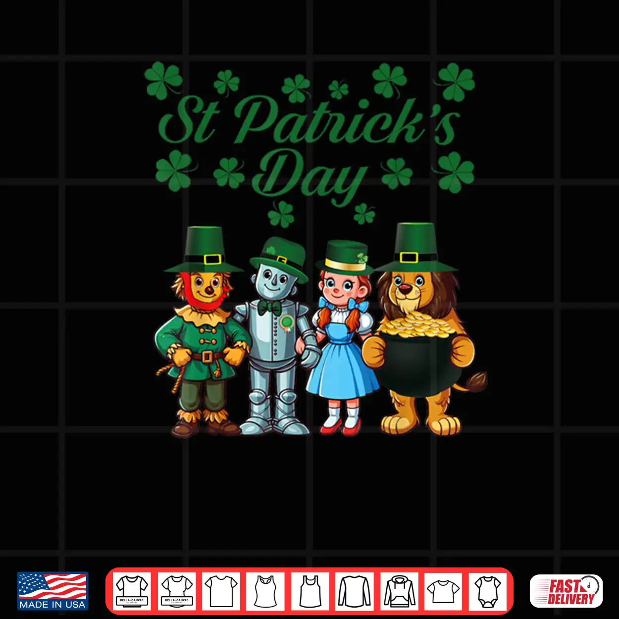 Happy Saint Patrick’s Day Irish The Wonderful Wizard of Oz Shirt Happy Saint Patrick’s Day Irish The Wonderful Wizard of Oz Shirt