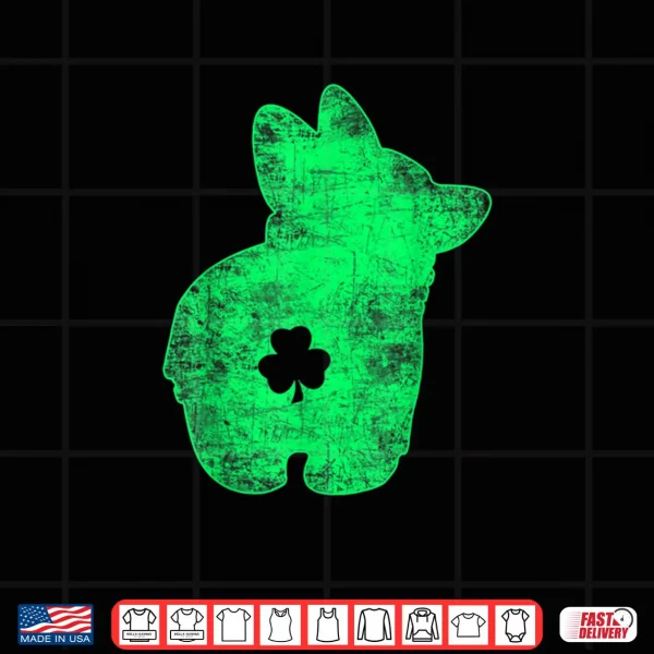 Design Happy St Patricks Day Funy Saint Patricks Corgi Dog Shirt